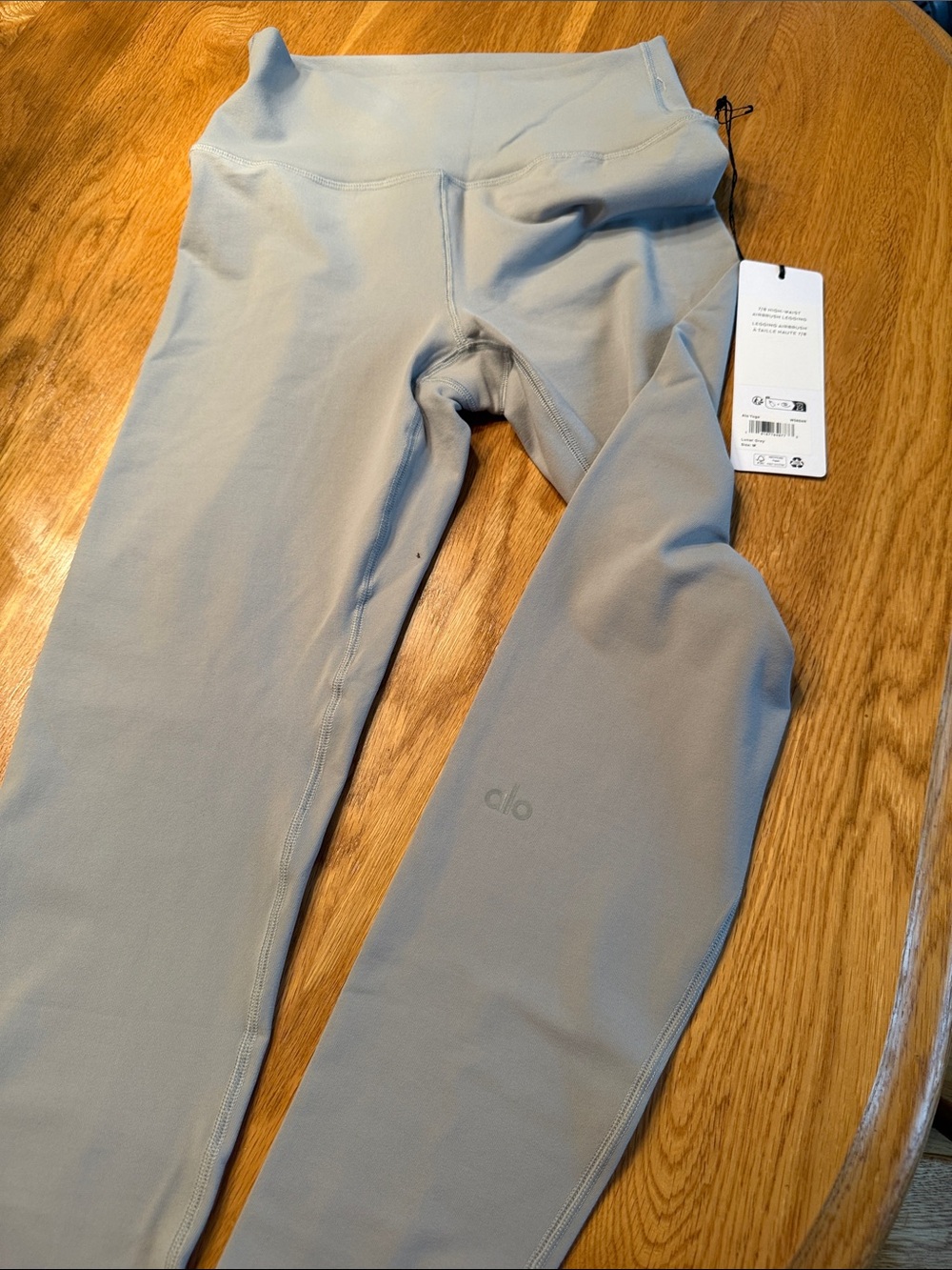 ALO Yoga Lunar Grey Airbrush Legging - Luner Grey